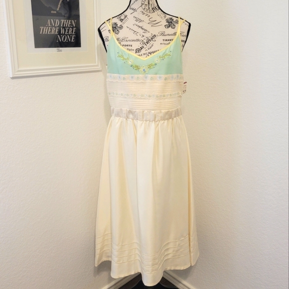 Spenser Jeremy Dresses & Skirts - 90s Vintage Spenser Jeremy Silk Party Dress NWT Deadstock